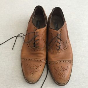 Aston Grey brown dress shoes